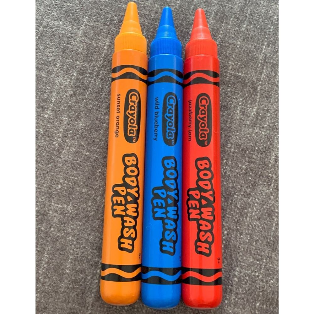 3 Crayola Body Wash Pens